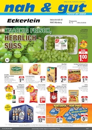 Supermarkt Prospekt von nah und gut Feucht nah und gut Prospekt: "Wir lieben Lebensmittel!", 4 Seiten, 21.09.2026 - 26.09.2026
