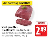 Zart gereiftes Rindfleisch: Rindersteaks Angebote bei EDEKA Bensheim für 2,49 €