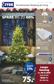 Aktueller JYSK Prospekt mit Weihnachtsbaum, "Ein großartiges Weihnachtsangebot - SPARE BIS ZU 60%", Seite 1