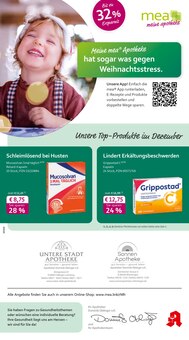 mea - meine apotheke Prospekt der Woche "Unsere Dezember-Angebote" Seite 1, 01.12.2025 bis 31.12.2025 für Wittislingen Aktueller mea - meine apotheke Prospekt "Unsere Dezember-Angebote" Seite 1 von 4 Seiten für Wittislingen