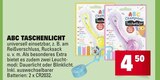 Taschenlicht im Angebot bei E center in Ludwigshafen Taschenlicht Angebote von ABC Champions bei E center Ludwigshafen für 4,50 €