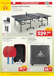 Netto Marken-Discount Tischtennis Set im Prospekt 