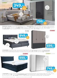 Boxspringbett im XXXLutz Möbelhäuser Prospekt "junges wohnen." mit 20 Seiten (Duisburg)