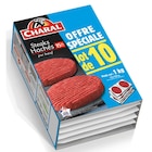 10 steaks hachés 15% M.G pur boeuf CHARAL - Carrefour à Franconville 10 steaks hachés 15% M.G pur boeuf CHARAL en promo chez Carrefour Franconville à 15,99 €