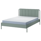 Bettgestell gepolstert mit Matratze Kulsta graugrün/Vesteröy fest 180x200 cm Angebote von TÄLLÅSEN bei IKEA Kaarst für 648,00 €