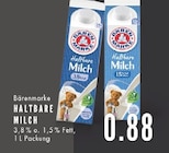 Haltbare Milch im Angebot bei E center in Essen Haltbare Milch Angebote von Bärenmarke bei E center Essen für 0,88 €