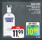 Vodka im Angebot bei EDEKA in Schweinfurt Vodka Angebote von Absolut bei EDEKA Schweinfurt für 10,99 €