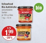 Bio Aufstriche Angebot im V-Markt Prospekt Bio Aufstriche im V-Markt Prospekt zum Preis von 1,99 €