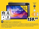Tablet REDMI Pad 2 (128GB Wi-Fi) im Angebot bei MEDIMAX in Potsdam Tablet REDMI Pad 2 (128GB Wi-Fi) Angebote von Xiaomi bei MEDIMAX Potsdam für 159,99 €