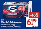 Ultra-Soft-Toilettenpapier von Zewa im aktuellen ALDI SÜD Prospekt für 6,99 €