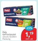 Gefrierbeutel von Pely für 1,19 € bei budni im Angebot Gefrierbeutel von Pely im aktuellen budni Prospekt