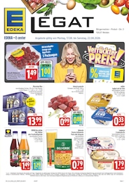 EDEKA Prospekt für Weiden mit 40 Seiten EDEKA Prospekt für Weiden: "Wir lieben Lebensmittel!", 40 Seiten, 17.08.2026 - 22.08.2026