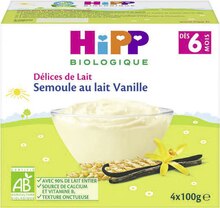 Géant Casino Nogent-sur-Marne - Semoule au lait Vanille Délices de Lait Dès 6 mois Promo Semoule au lait Vanille Délices de Lait Dès 6 mois dans le catalogue Géant Casino "Tout pour bébé" à Nogent-sur-Marne