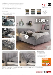 Boxspringbett im XXXLutz Möbelhäuser Prospekt "Wenn es zu Hause am schönsten ist!" mit 12 Seiten (Essen)