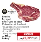 Dry aged Rinder Côte de Boeuf (Entrecôte mit Knochen) bei METRO im Magdeburg Prospekt für 25,67 €