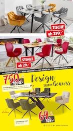 Esstisch im Polstermöbel Fischer Prospekt "JETZT IST SCHLUSS - LAGERRÄUMUNG HÖHEPUNKT" auf Seite 13
