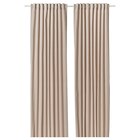 2 Gardinenschals mit Gardinenband/hellbeige 140x300 cm von SANELA im aktuellen IKEA Prospekt für 69,99 €