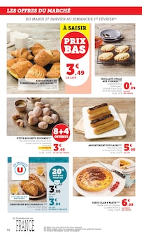Promotion Chaussons dans le prospectus Hyper U, valable du 27/01/2026 au 08/02/2026 Promo Chaussons dans le catalogue Hyper U du moment à la page 36