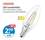 LED-Leuchtmittel von OSRAM im aktuellen V-Markt Prospekt für 2,99 €