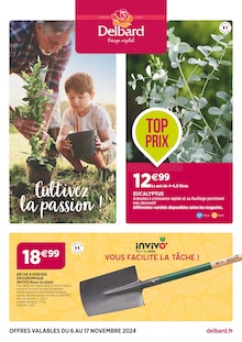 Prospectus Delbard à Thiers, "Cultivez la passion !", 4 pages de promos valables du 06/11/2024 au 17/11/2024