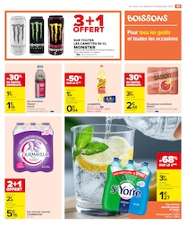 Prix et réduction Badoit dans le prospectus Carrefour Market en cours Offre Badoit dans le catalogue Carrefour Market du moment à la page 43