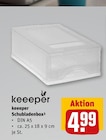 Schubladenbox im REWE Prospekt Schubladenbox von keeepper im aktuellen REWE Prospekt für 4,99 €