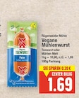 Vegane Mühlenwurst von Rügenwalder Mühle im aktuellen E center Prospekt