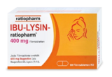 Kopfschmerztabletten von Ibu-Lysin-ratiopharm im aktuellen REWE Prospekt