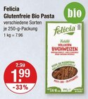 Glutenfreie Bio Pasta Angebote von Felicia bei V-Markt Regensburg für 1,99 €