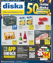 Aktueller diska Discounter Prospekt in Dörfles-Esbach und Umgebung, "Alles günstig. Alles da. Alles an Deinem Ort." mit 12 Seiten, 02.12.2024 - 07.12.2024