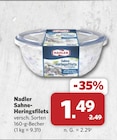 Sahne Heringsfilets Angebote von Nadler bei combi Celle für 1,49 €