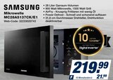Mikrowelle MC28A5137CK/E1 Angebote von Samsung bei expert Cottbus für 219,99 €