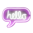 Néon Hello à Stokomani dans Trémuson Néon Hello à Stokomani dans Trémuson