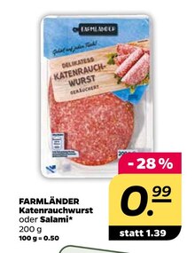 NETTO mit dem Scottie Neumünster - Katenrauchwurst oder Salami Katenrauchwurst oder Salami Angebot bei NETTO mit dem Scottie Neumünster im Prospekt Günstig. Besser. Für Dich.