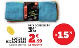 Lot de 10 microfibres - Auto Pratic dans le catalogue Super U