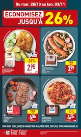 Saucisse Angebote im Prospekt "NOS NOUVEAUTÉS JUSQU’À -22% DE RÉDUCTION" von Aldi Saucisse Angebote im Prospekt "NOS NOUVEAUTÉS JUSQU’À -22% DE RÉDUCTION" von Aldi auf Seite 4