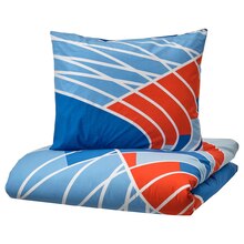 IKEA Lahnau - Bettwäscheset, 2-teilig Laufstrecke 140x200/80x80 cm Bettwäscheset, 2-teilig Laufstrecke 140x200/80x80 cm Angebot bei IKEA Lahnau im Prospekt Neuheiten bei Ikea