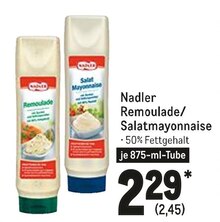 Metro Schiffdorf - Remoulade/Salatmayonnaise Remoulade/Salatmayonnaise Angebot bei Metro Schiffdorf im Prospekt Gastro-Journal