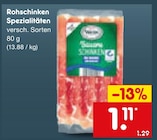 Rohschinken Spezialitäten im Angebot bei Netto Marken-Discount in Bad Kreuznach Rohschinken Spezialitäten Angebote bei Netto Marken-Discount Bad Kreuznach für 1,11 €