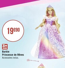 Géant Casino Épinal - Barbie Princesse de Rêves Promo Barbie Princesse de Rêves dans le catalogue Géant Casino "Magic jouets" à Épinal