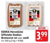Offizielle Stadion Bratwurst rot Angebote von EDEKA Herzstücke bei E center Neu-Ulm für 3,99 €