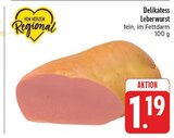 Delikatess Leberwurst im Angebot bei E center in Jena Delikatess Leberwurst Angebote von Regional bei E center Jena für 1,19 €