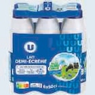 Lait UHT demi ecreme bleu blanc coeur - U en promo chez Super U Calais à 3,88 €