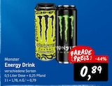 Energy Drink im Angebot bei Konsum in Pirna Energy Drink Angebote von Monster bei Konsum Pirna für 0,89 €