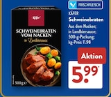 Schweinebraten im Angebot bei ALDI SÜD in Willich Schweinebraten Angebote von Käfer bei ALDI SÜD Willich für 5,99 €