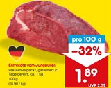 Aktuelles Entrecôte vom Jungbullen Angebot bei Netto Marken-Discount in Mainz ab 1,89 €