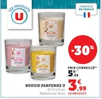 Bougie parfumée - U à 3,99 € dans le catalogue Super U