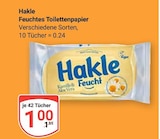 Feuchtes Toilettenpapier Angebote von Hakle bei GLOBUS Salzgitter für 1,00 €