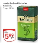 Aktuelles Auslese Filterkaffee Angebot bei GLOBUS in Leipzig ab 5,99 €