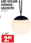 Aktuelle LED-Lampe Angebote bei Wreesmann in Dresden Aktuelles LED SOLAR-HÄNGE-LEUCHTE Angebot bei Wreesmann in Dresden ab 2,49 €